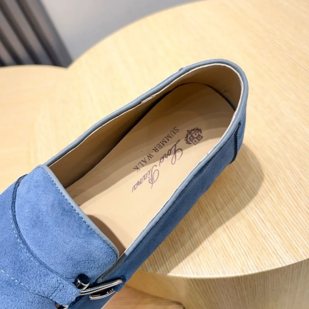 Men's Men's Shoes💰Men's Shoes💰440💰[loro piana] Couple's Style - The new moccasins are made of water-repellent treated suede uppers with rubber soles, a classic. The complex craftsmanship and meticulous structure make the shoes light and soft, allowing you to walk comfortably and freely. Perfect for wearing at the beach or out in the water during the summer. Women’s size: 35-40 Men’s size: 38-45